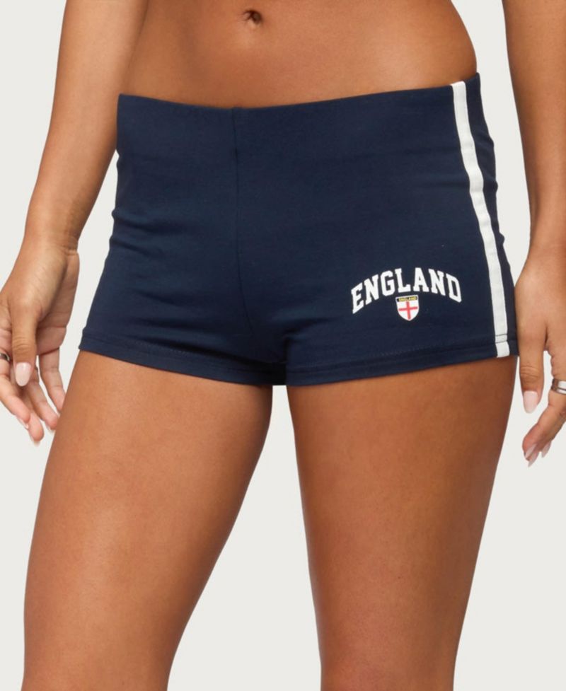 Women's England Girl Micro Shorts
