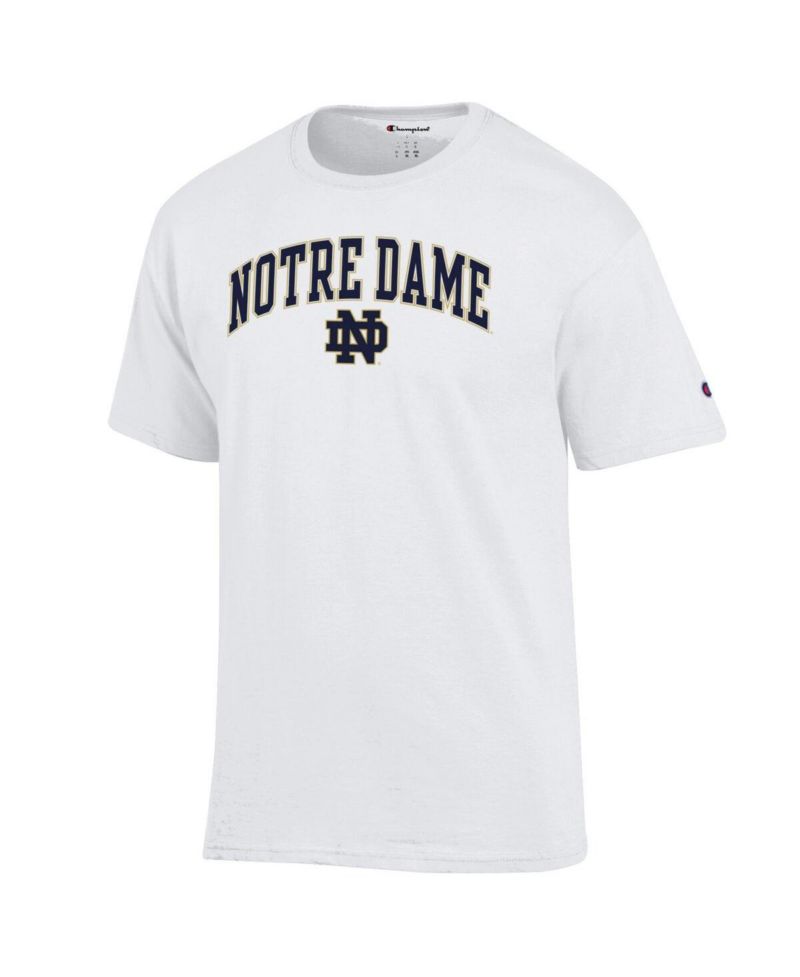 Men's Navy Notre Dame Fighting Irish Arch Over Logo T-Shirt