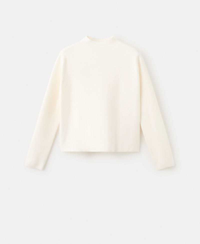 Women's Perkins Neck Knitted Sweater
