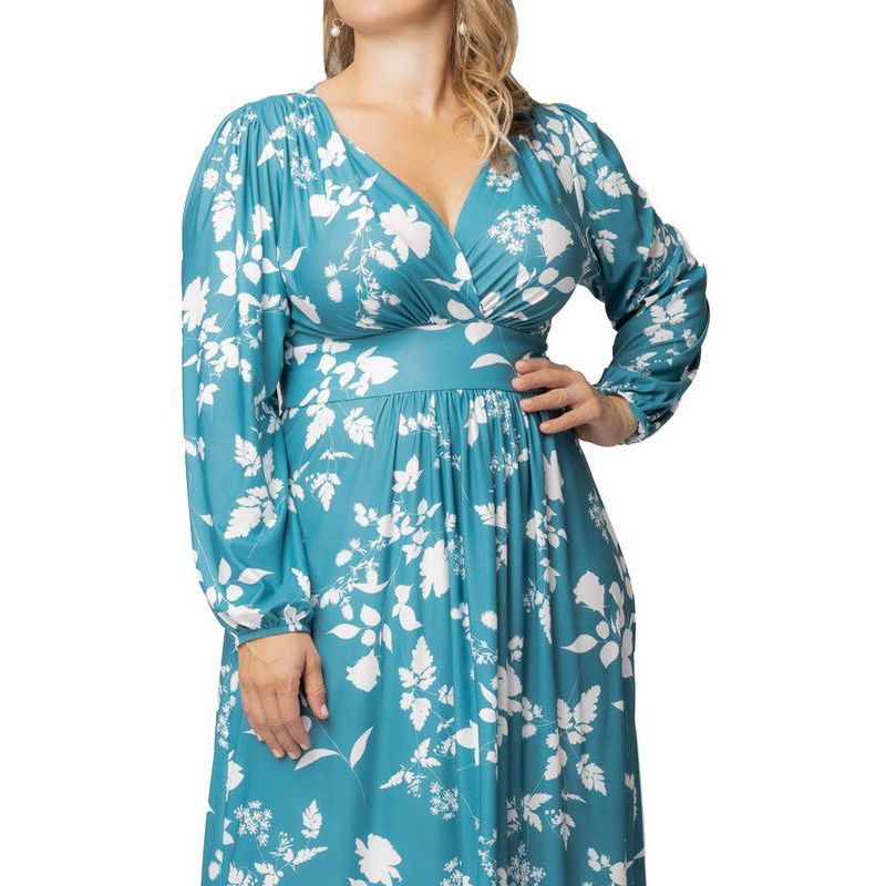 Plus Size Kelsey Long Sleeve Maxi Dress