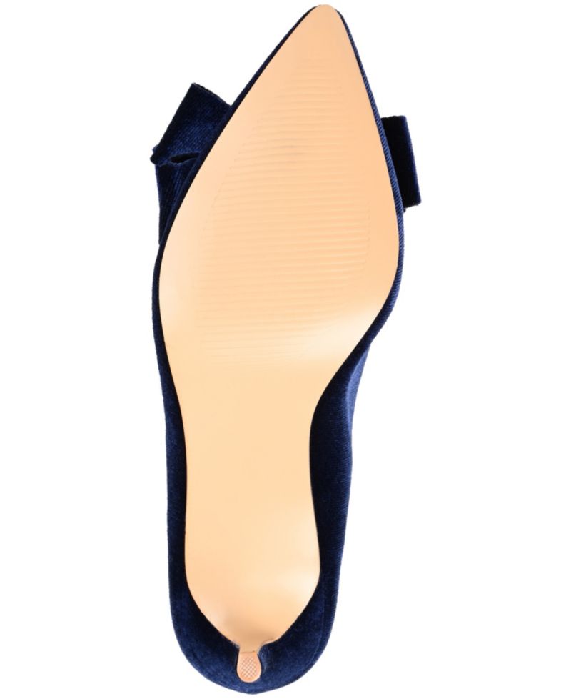 Women's Crystol Bow Pointed Toe Dress Pumps