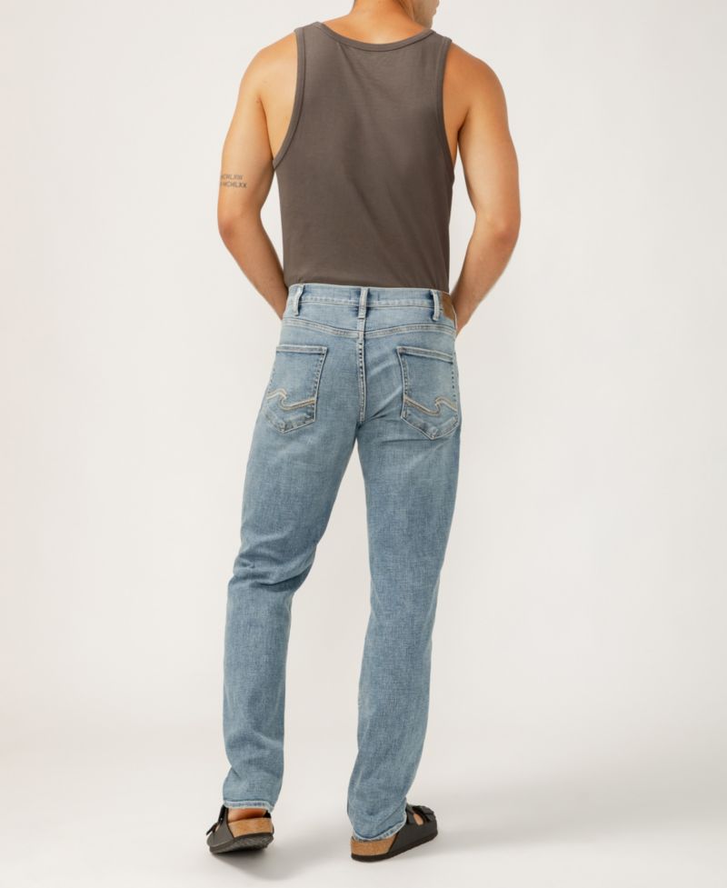 Men's Eddie Classic Athletic Fit Tapered Leg Luxe Heritage Jeans