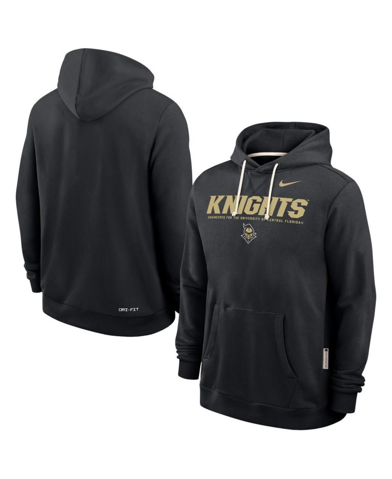 Men's Black UCF Knights 2025 Sideline Dri-FIT Hoodie