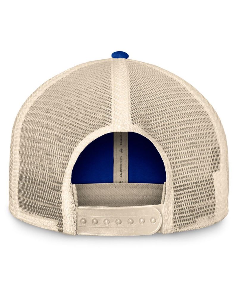 Men's Royal Pitt Panthers Heritage Waylon Trucker Adjustable Hat