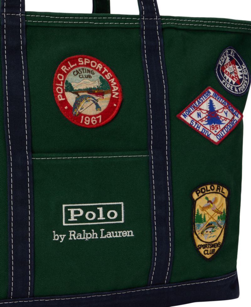 Logo-Patch Outdoors-Inspired Canvas Tote