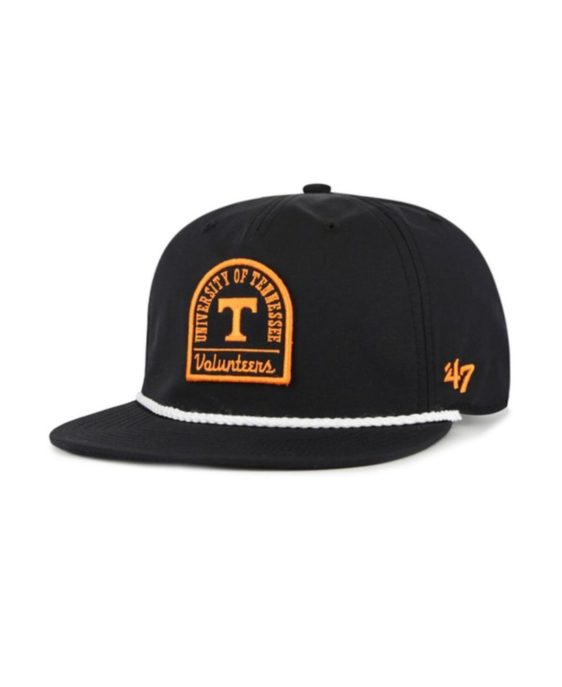 Men's Black Tennessee Volunteers Pier Captain Snapback Hat
