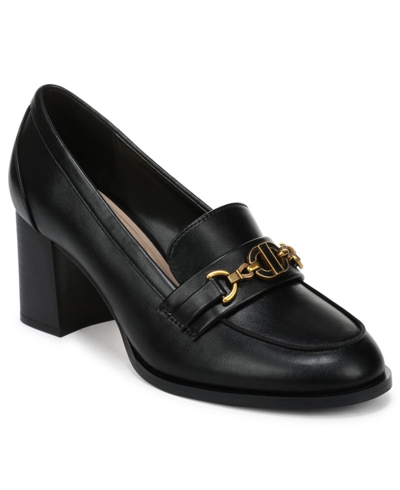 Women's Petuniah Block Heel Loafer Pumps