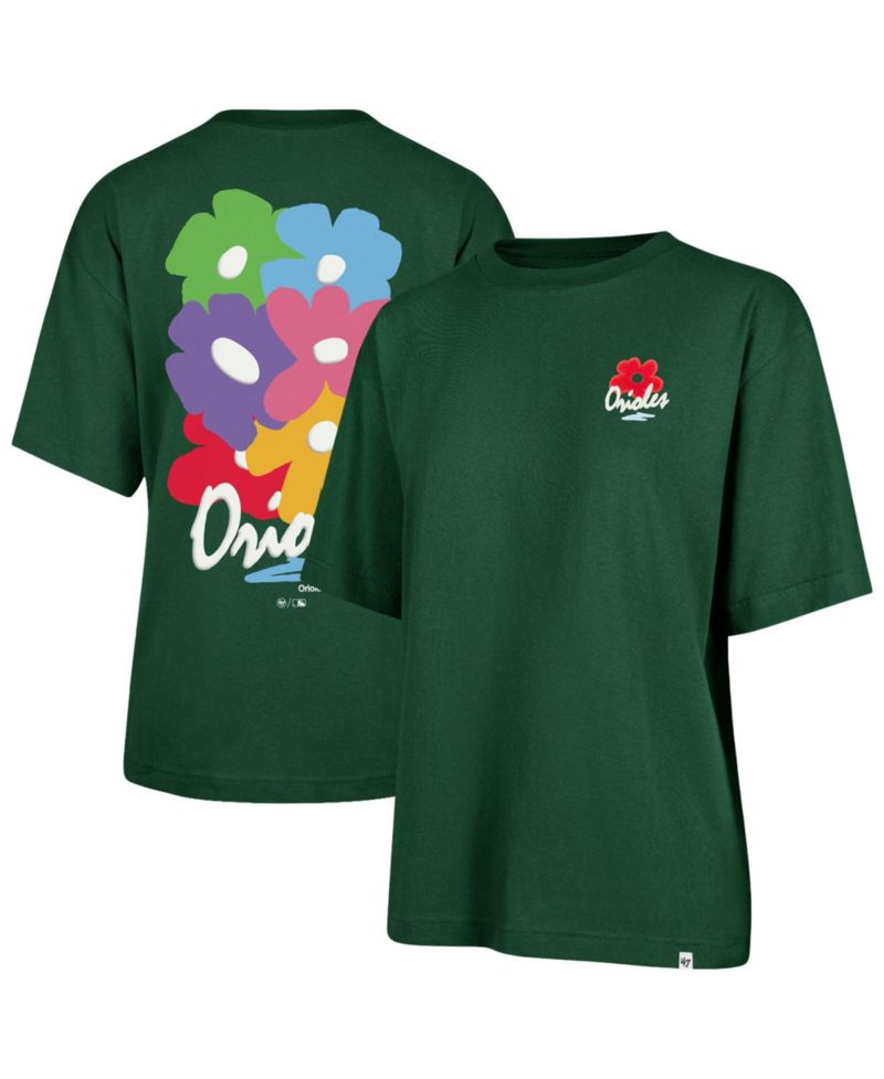 47 Brand Men's and Women's Dark Green Baltimore Orioles Gallery Foundation T-Shirt