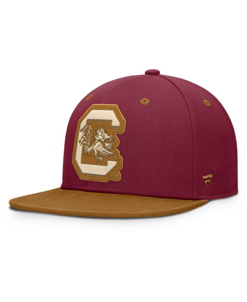 Men's Garnet/Brown South Carolina Gamecocks Noboa Fitted Hat