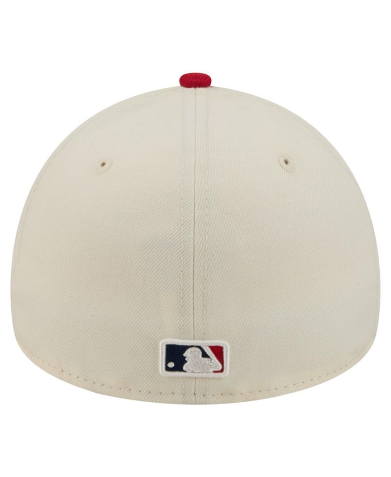 Men's Cream Philadelphia Phillies Chrome A-Frame 59FORTY Fitted Hat