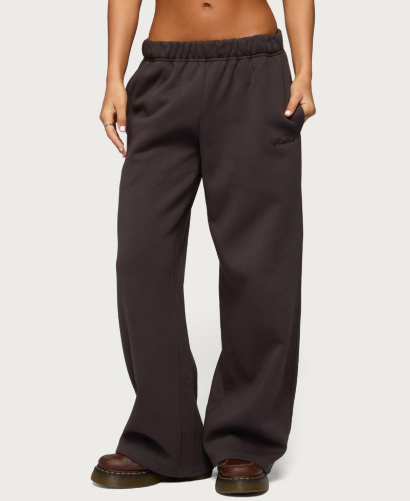 Women's Basic Girl Wide Leg Sweatpants