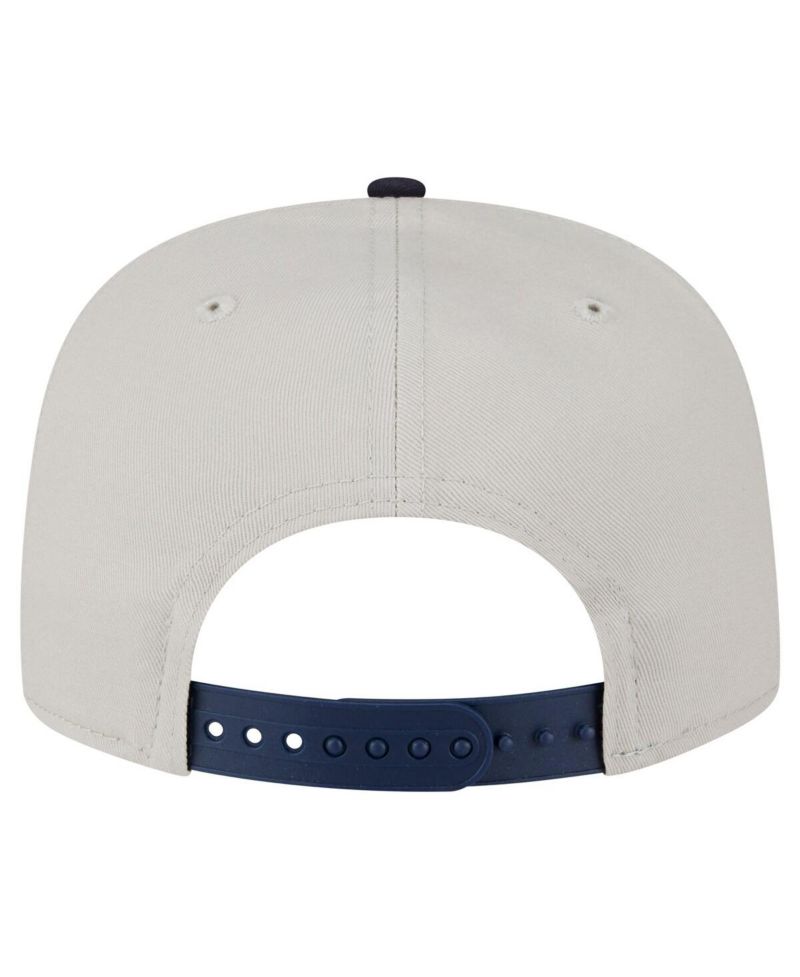 Men's Cream Detroit Tigers Iron Golfer Snapback Hat