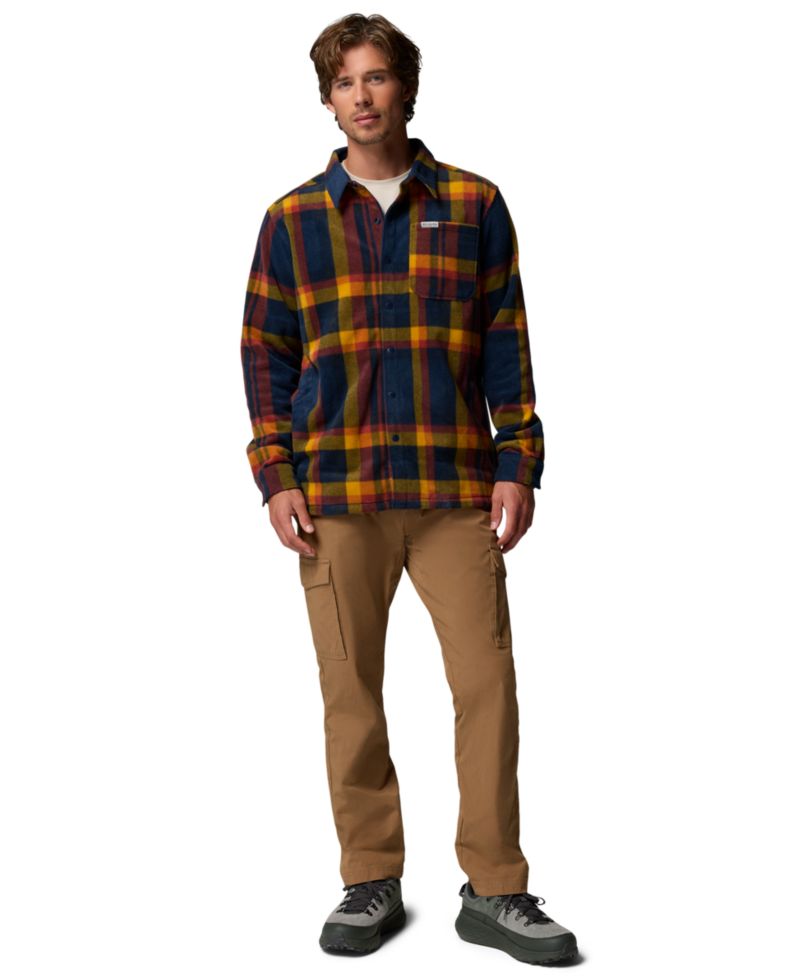 Men's Steens Mountain II Plaid Fleece Shirt Jacket