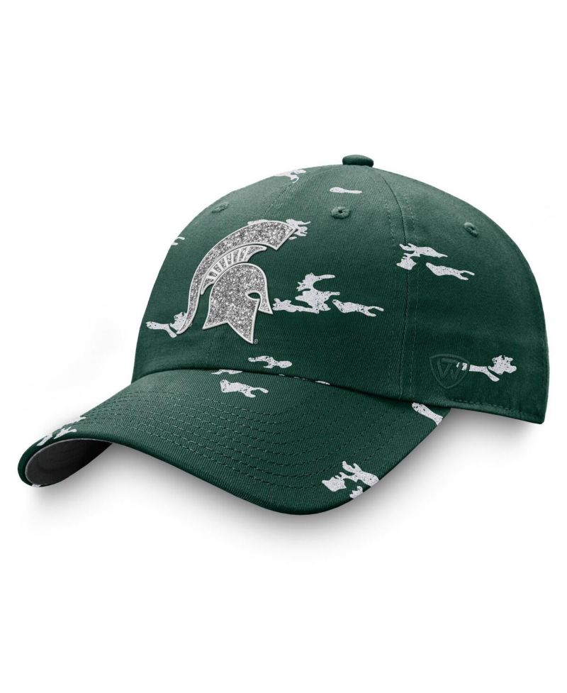 Women's Green Michigan State Spartans OHT Military Appreciation Betty Adjustable Hat