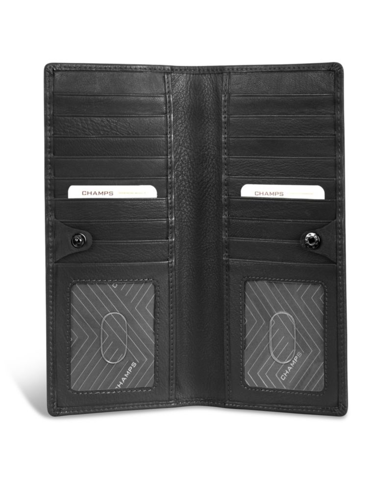 Men's Onyx Collection Leather Breast Wallet