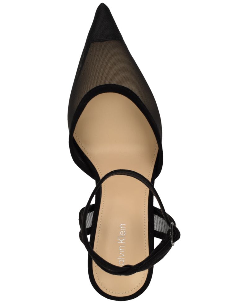 Women's Ozala Mesh Ankle Strap Stiletto Pumps