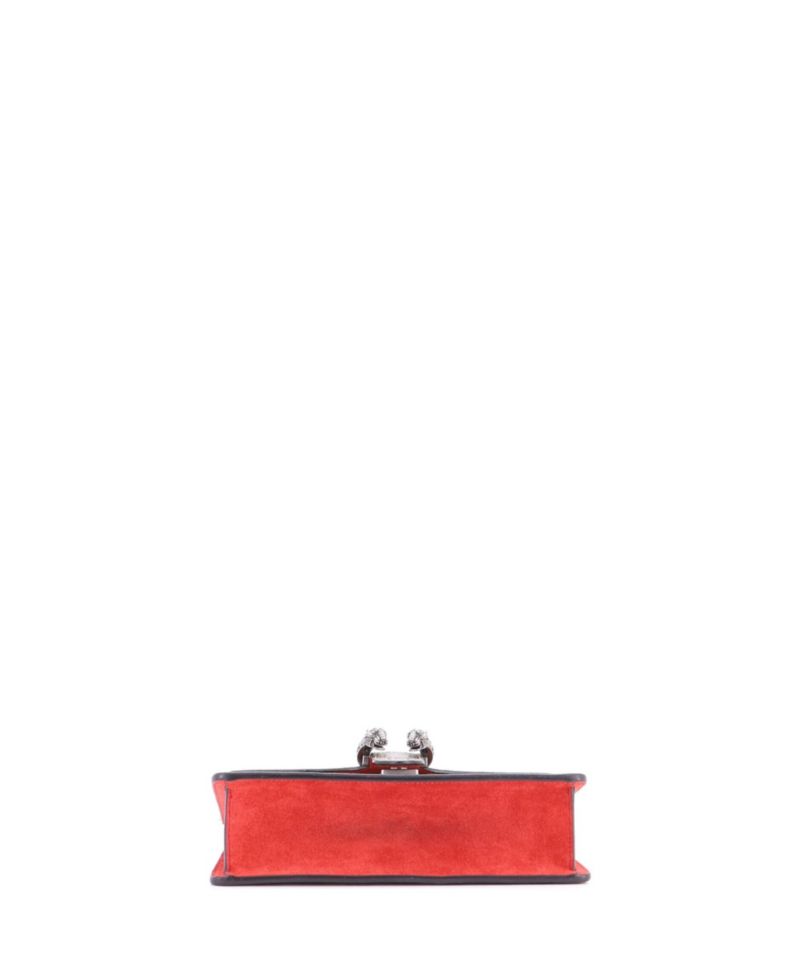 Small Dionysus Bag GG Coated Canvas with Crystal Embellished Metal