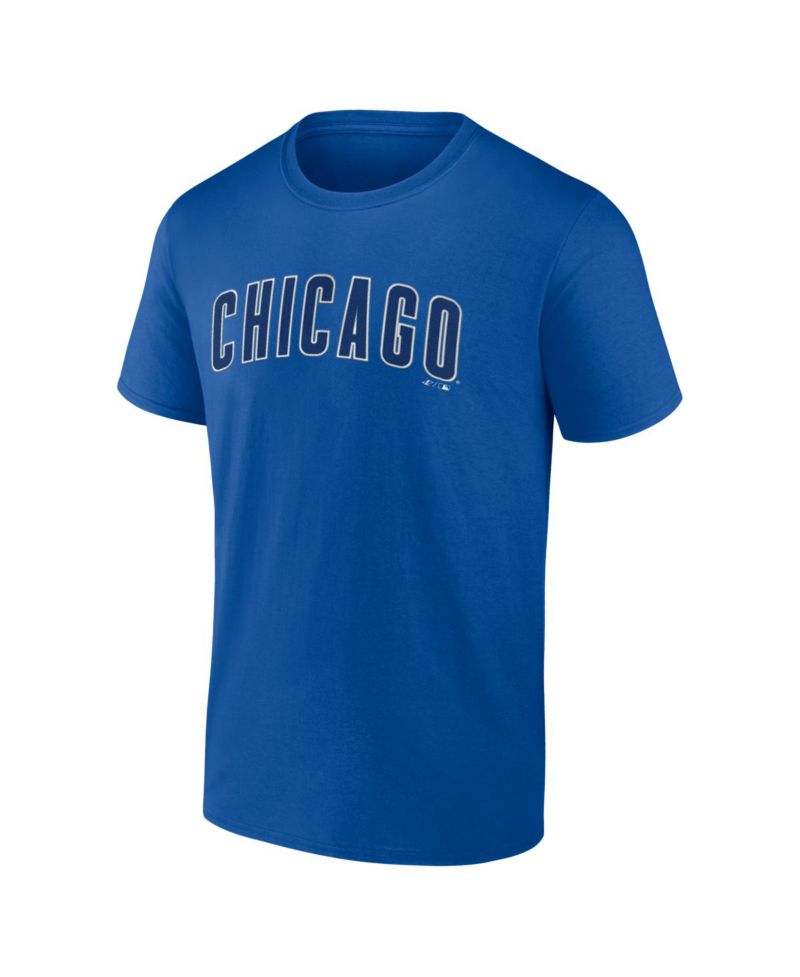 Men's Royal Chicago Cubs Wordmark T-Shirt