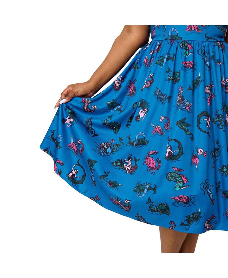Plus Size Cotton Swing Dress