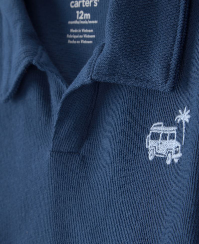 Baby Boys' Car Top and Shorts, 2-Piece Set