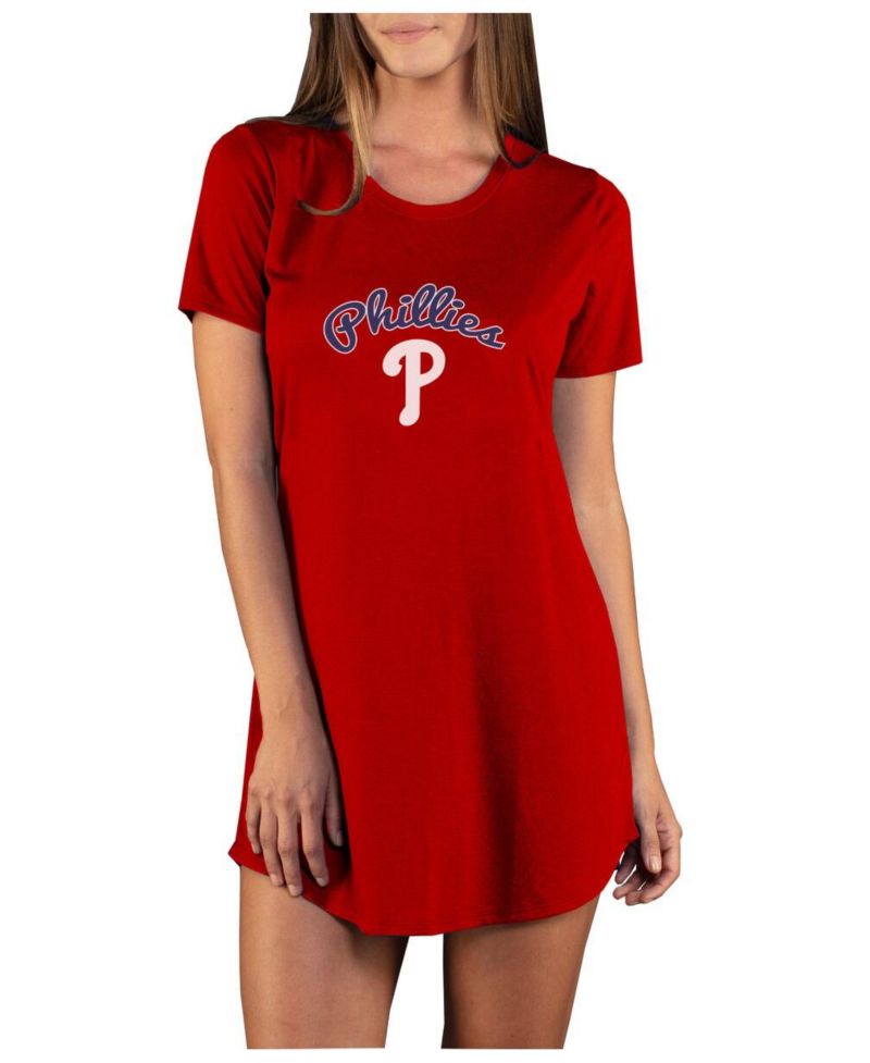 Women's Red Philadelphia Phillies Marathon Knit Nightshirt