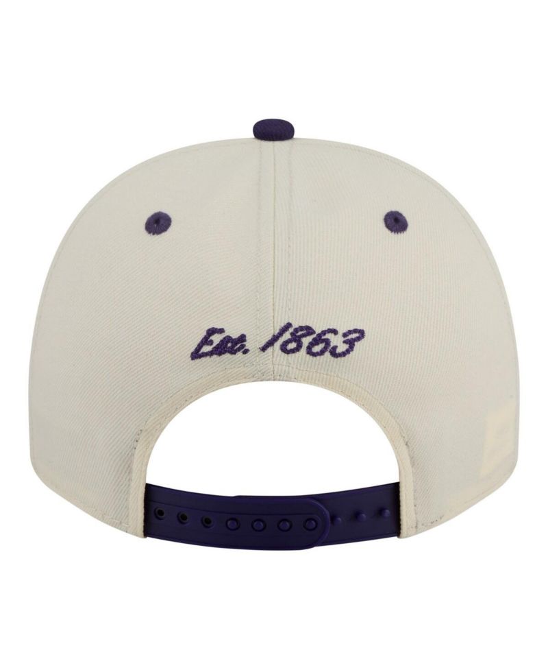 Men's Cream/Purple Kansas State Wildcats Two-Tone Arched 9FIFTY Snapback Hat