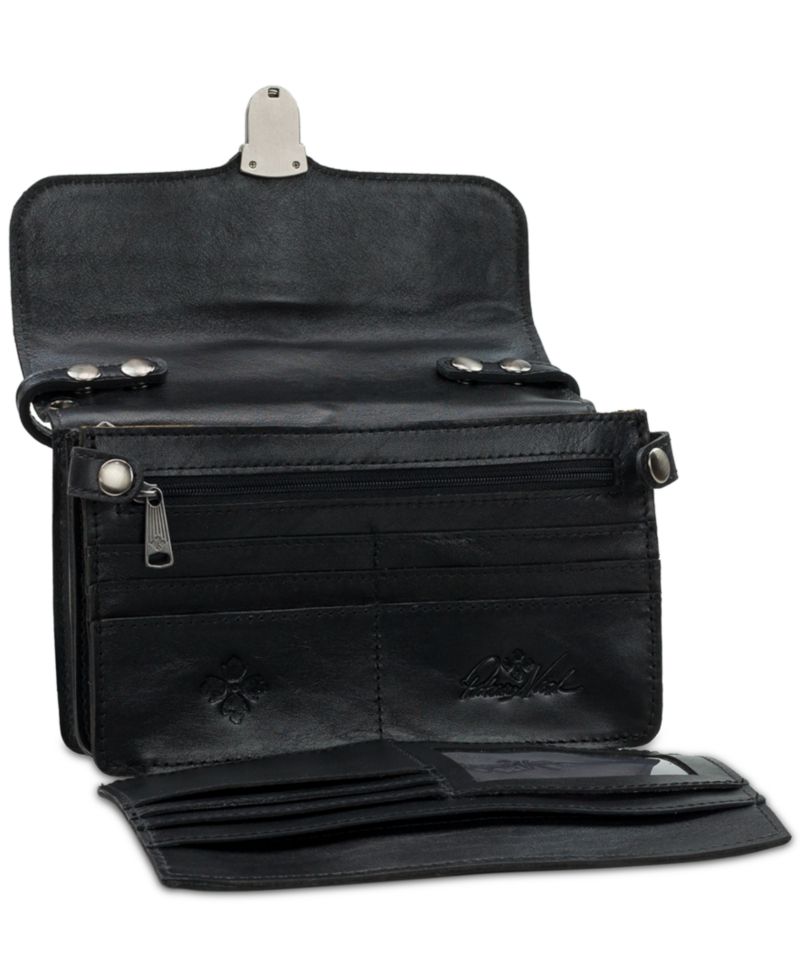 Bianco Small Leather Crossbody Organizer