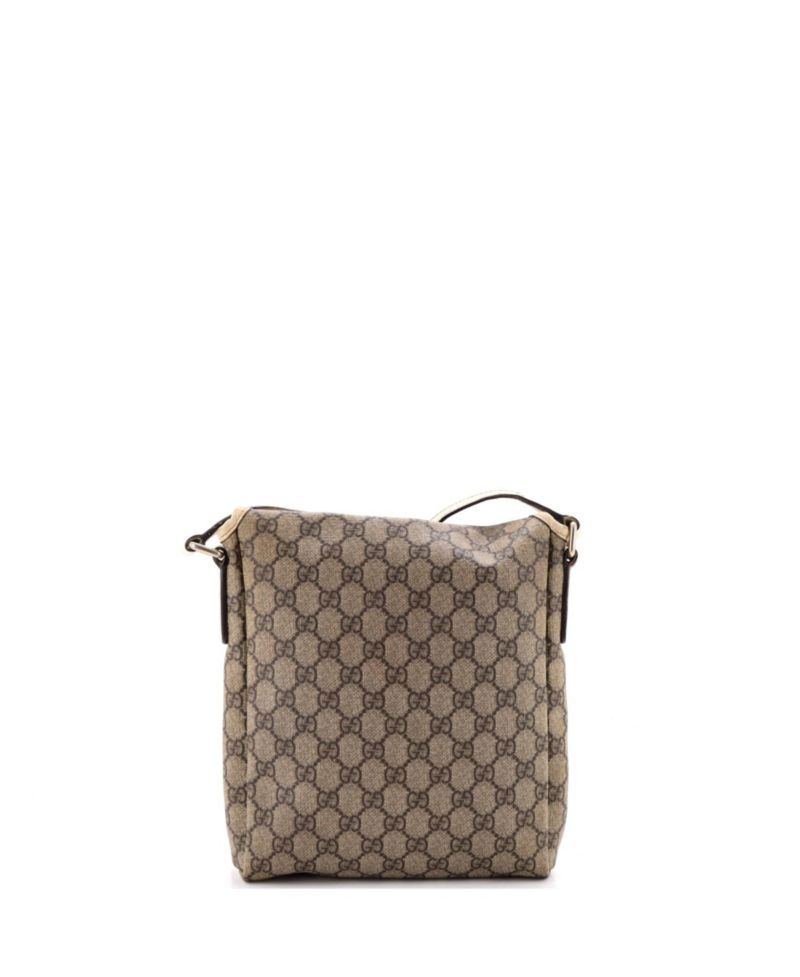 Small Flap Messenger GG Coated Canvas