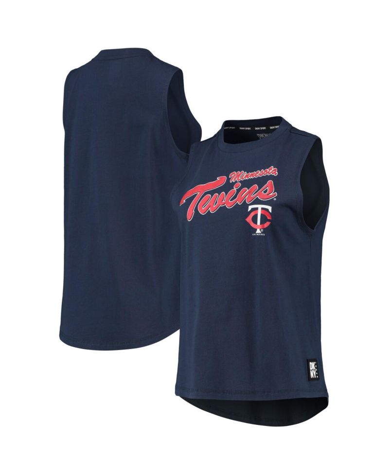 Women's Navy Minnesota Twins Marcie Tank Top