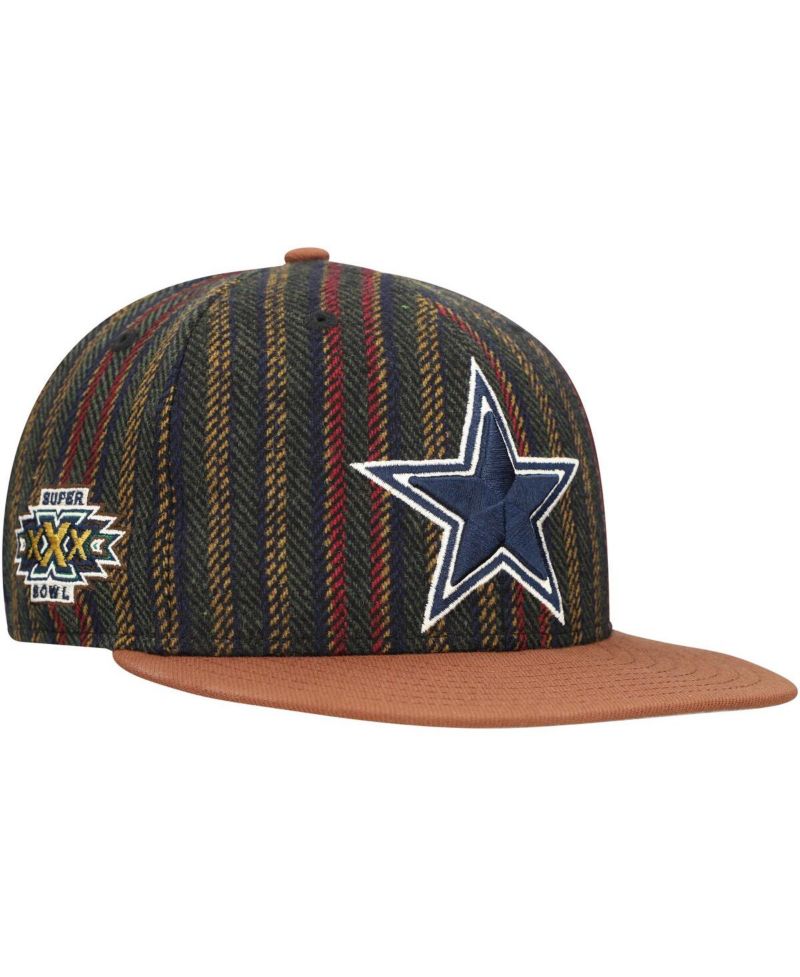 Men's Brown/Tan Dallas Cowboys Vintage Herringbone 59FIFTY Fitted Hat