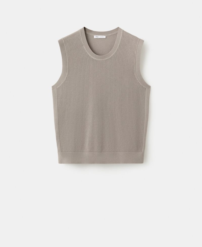 Men's Fine-Knit Vest