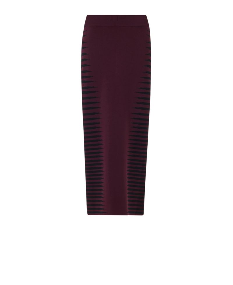 Women's Jacquard Pencil Skirt - Shorter Length