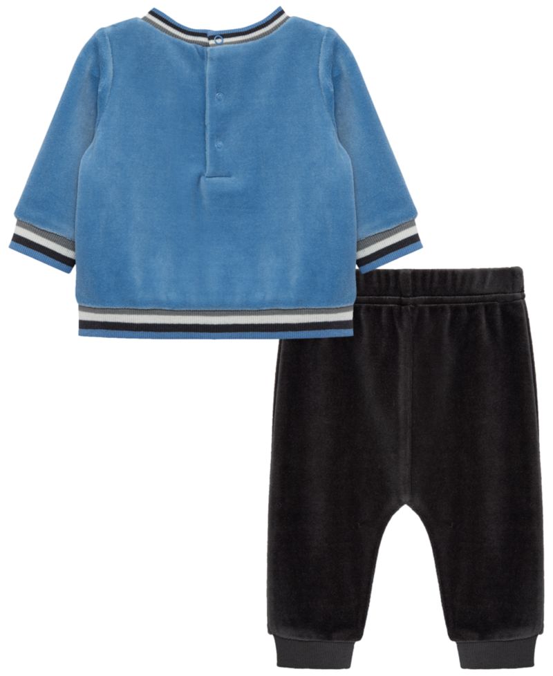 Baby Boys' Racing Puppy Graphic Sweatshirt and Pants, 2-Piece Set