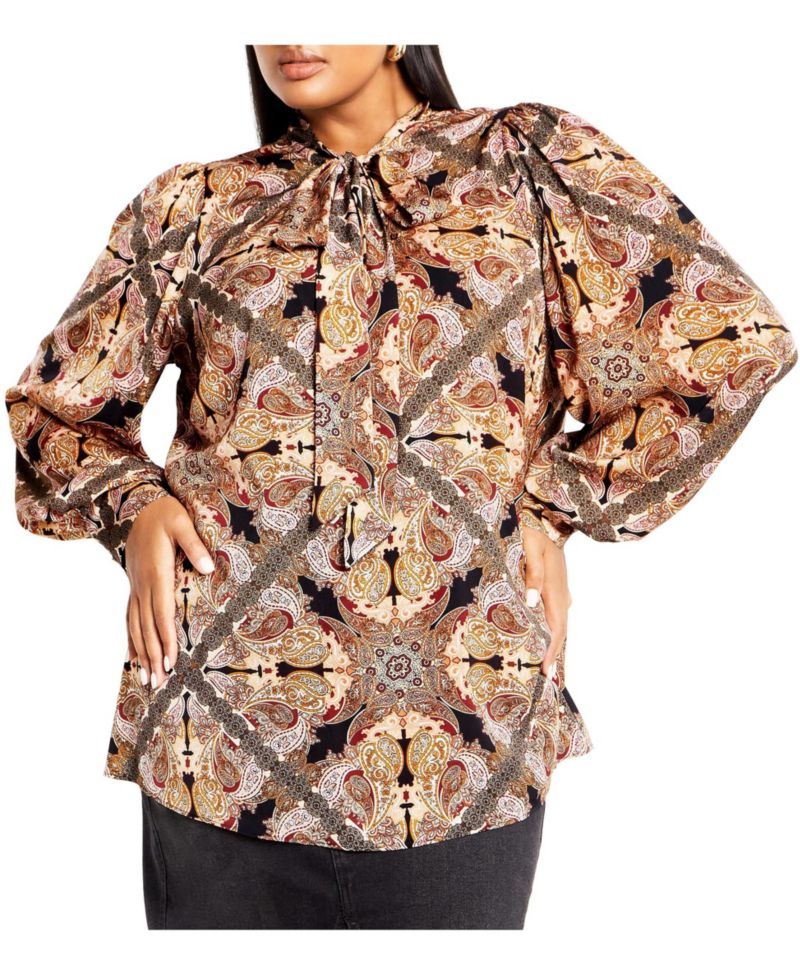 Plus Size Lucille Print Shirt