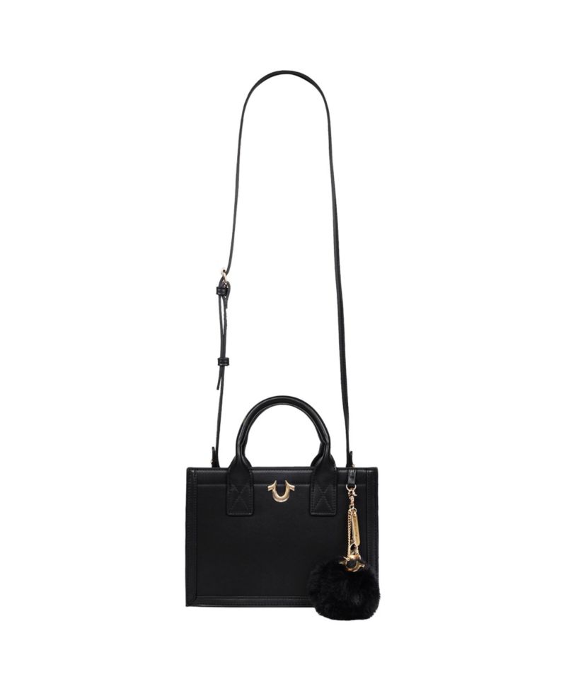 Pom Dangle Modern Tote