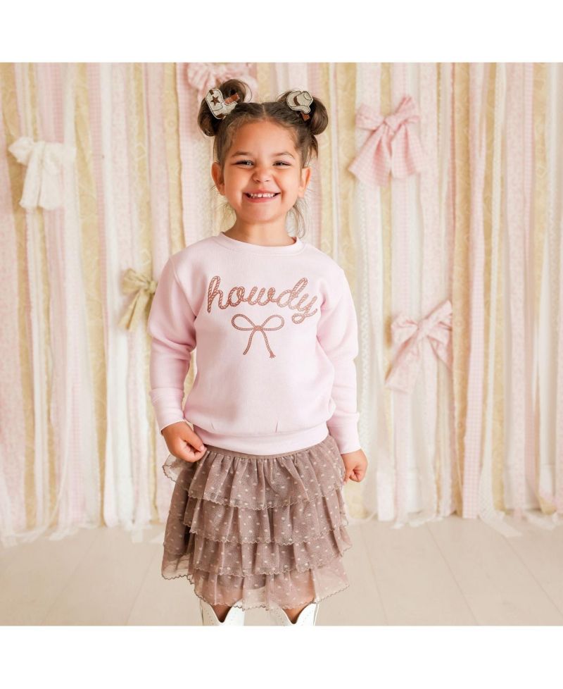 Big Girls (10-12) Howdy Darling Western Sweatshirt