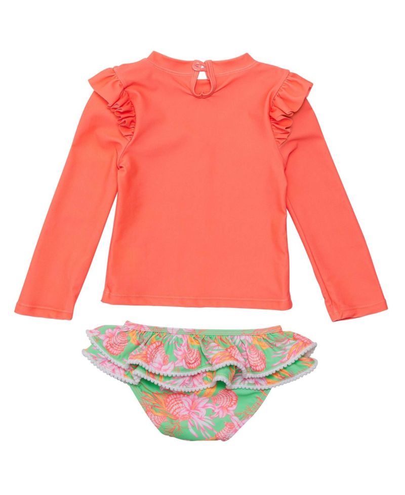 Baby Girls Coastal Shells Sustainable Ruffle Set