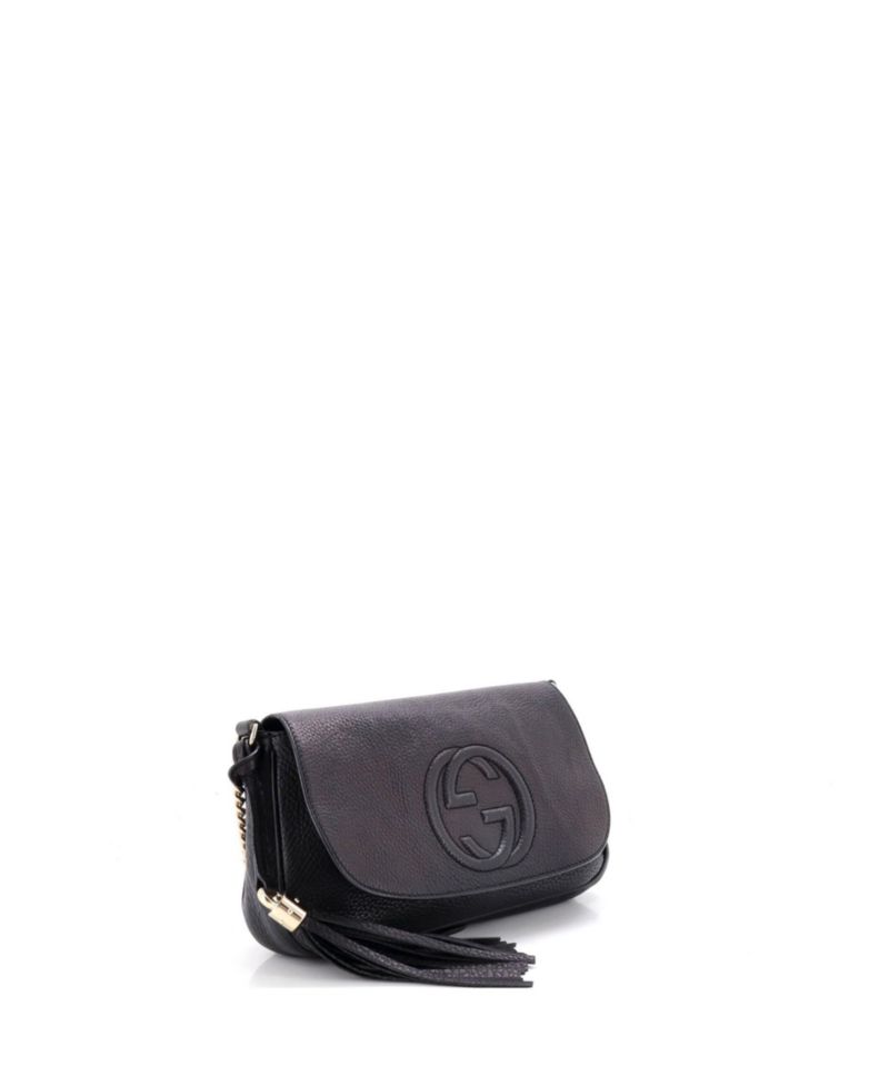 Medium Soho Chain Crossbody Bag Leather