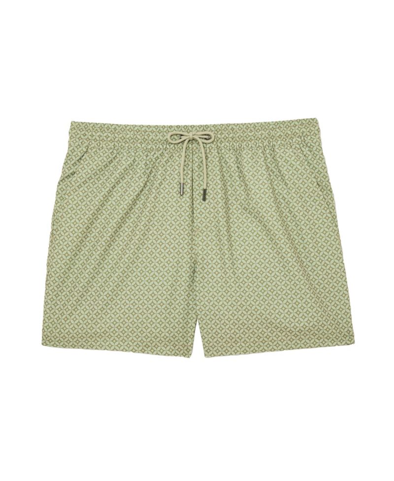 Men's Orient Geometric-Print Swim Shorts