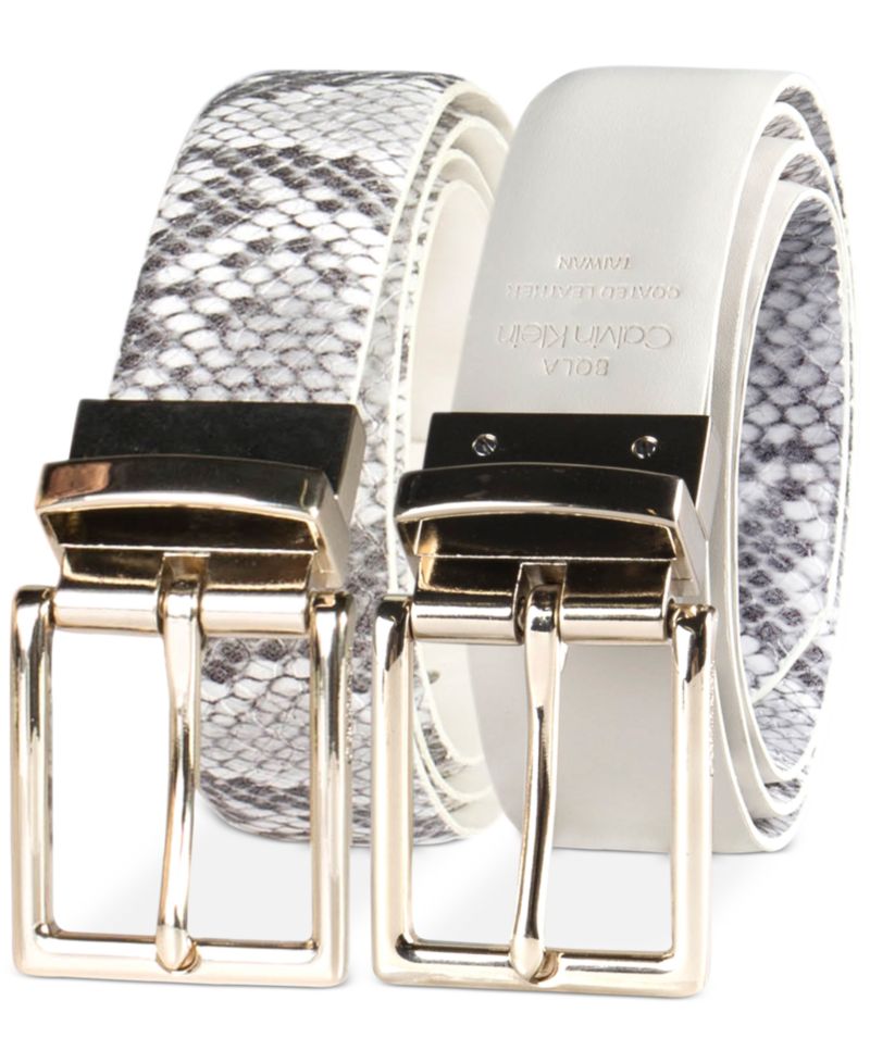 Women's Reversible Leather Pant Belt