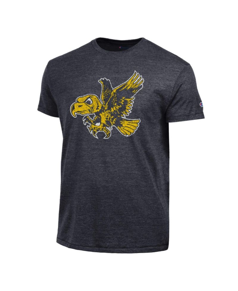Men's Black Iowa Hawkeyes Triumph Tri-Blend T-Shirt