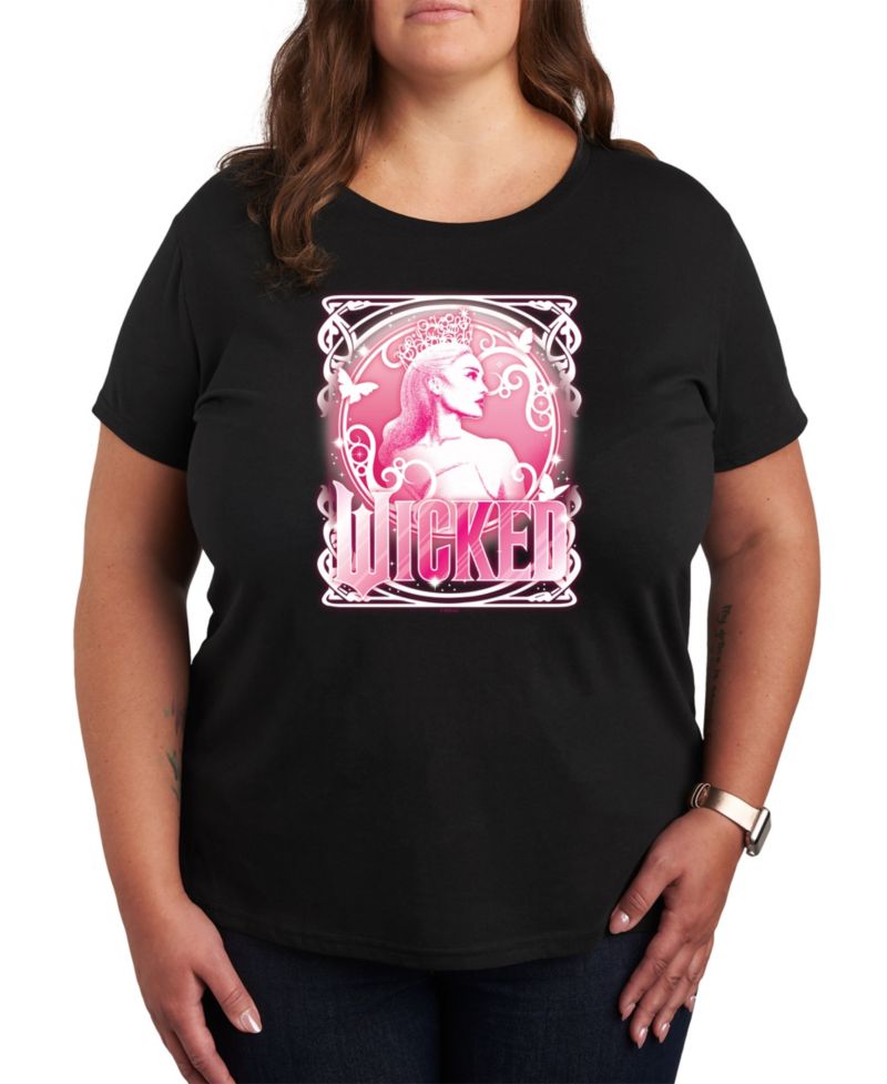 Plus Size Wicked Glinda Graphic Crew Neck T-Shirt
