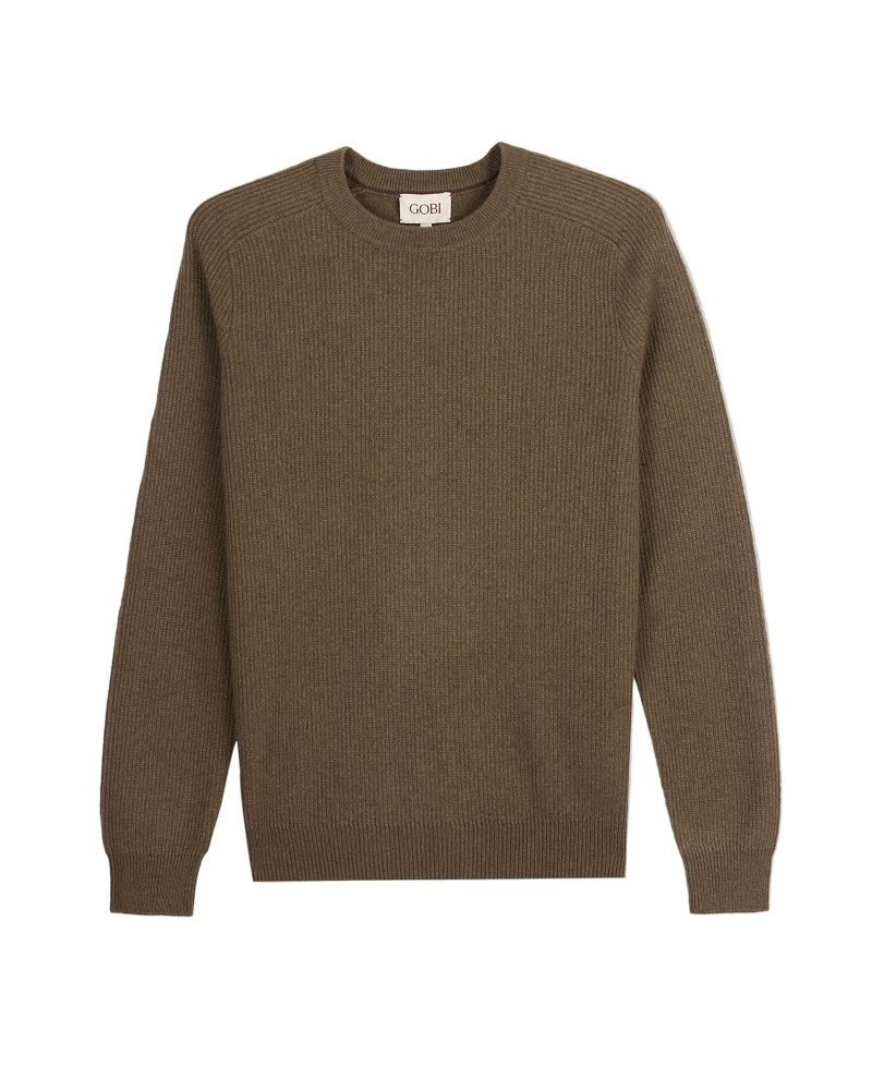 Men's Ribbed Cashmere Sweater