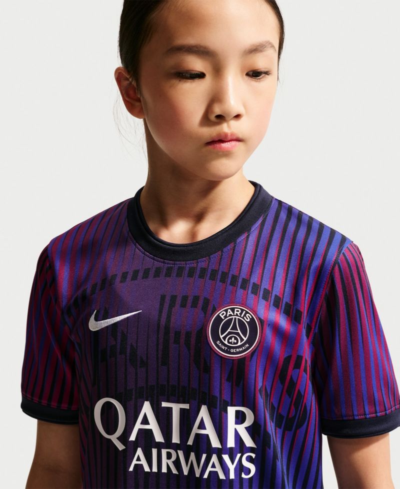 Big Boys and Girls Navy Paris Saint-Germain 2026/27 Dri-FIT Pre-Match Jersey
