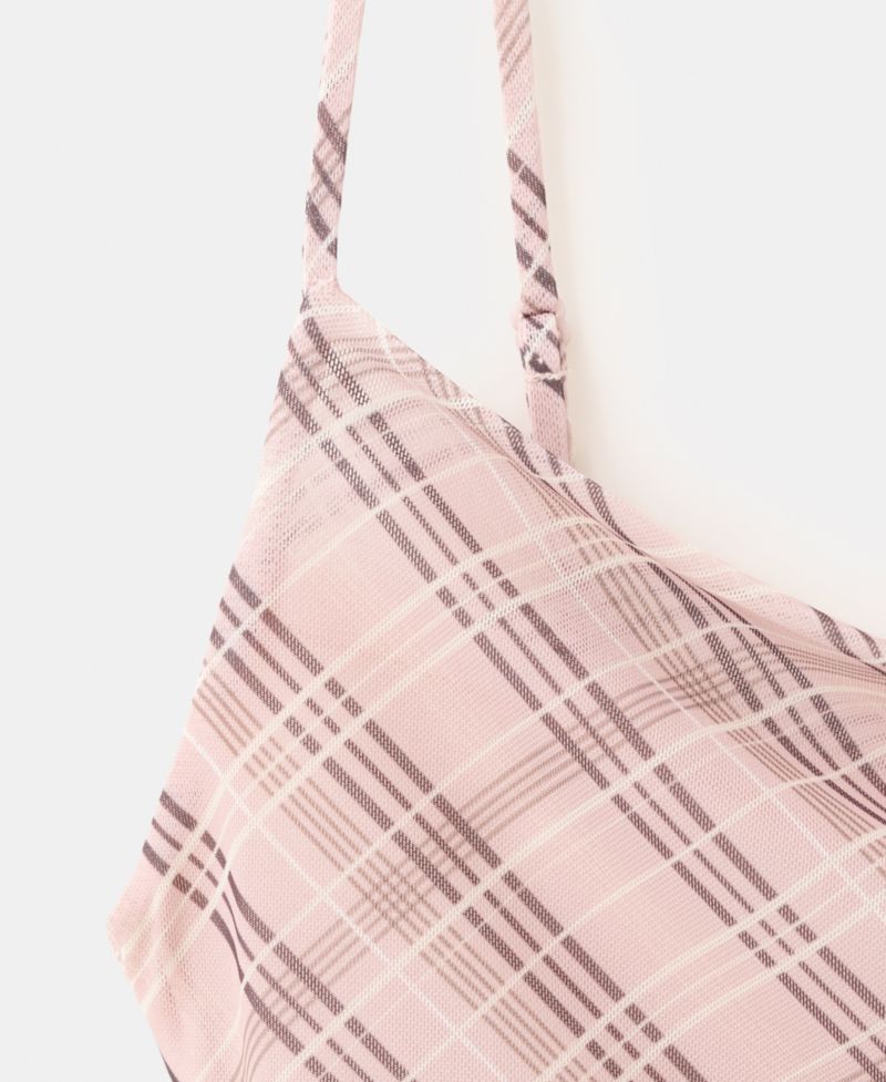 Women's Gathered Checked Dress