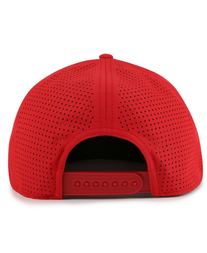 Men's Red Detroit Red Wings Buxton Pro Tech Adjustable Hat