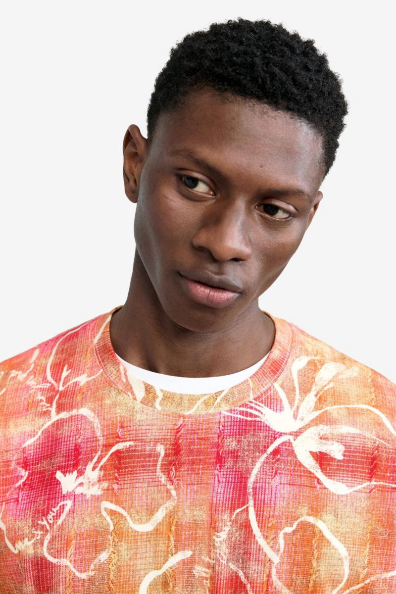 Men's T-shirt arty print
