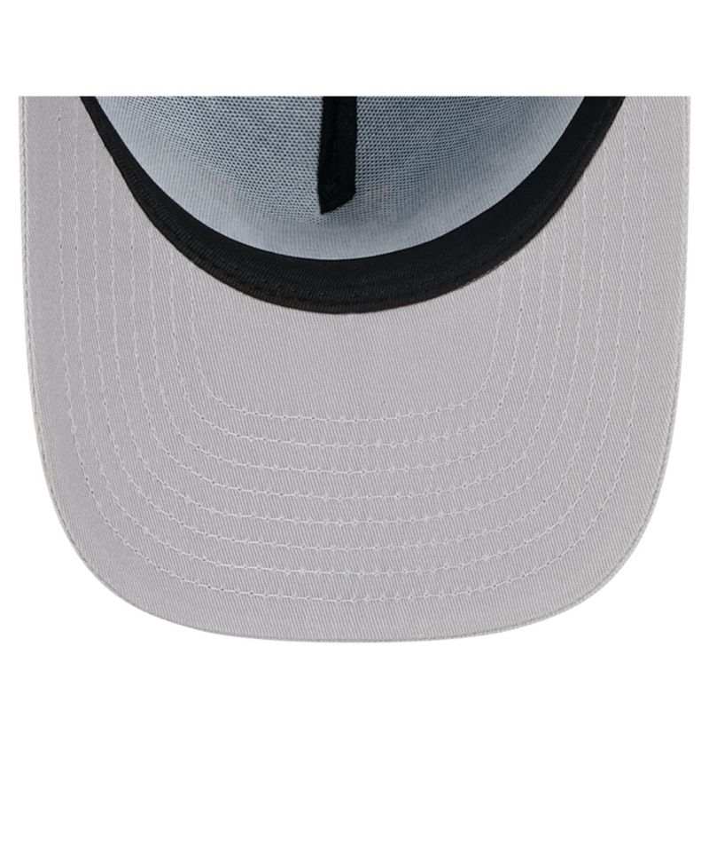 Men's Blue/Silver Detroit Lions Cartoon A-Frame 9FIFTY Snapback