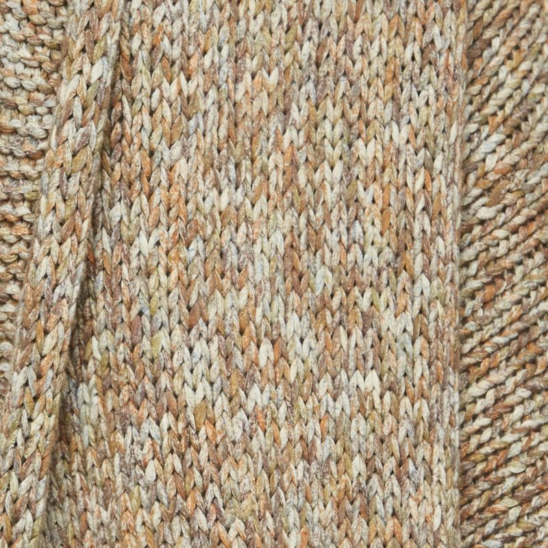 Women's Brown Cotton Rib Knit Mia Cardigan
