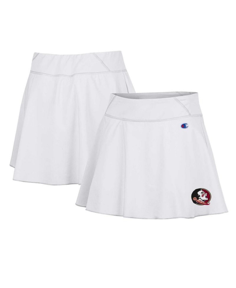 Women's White Florida State Seminoles Tailgate Soft Touch Skort